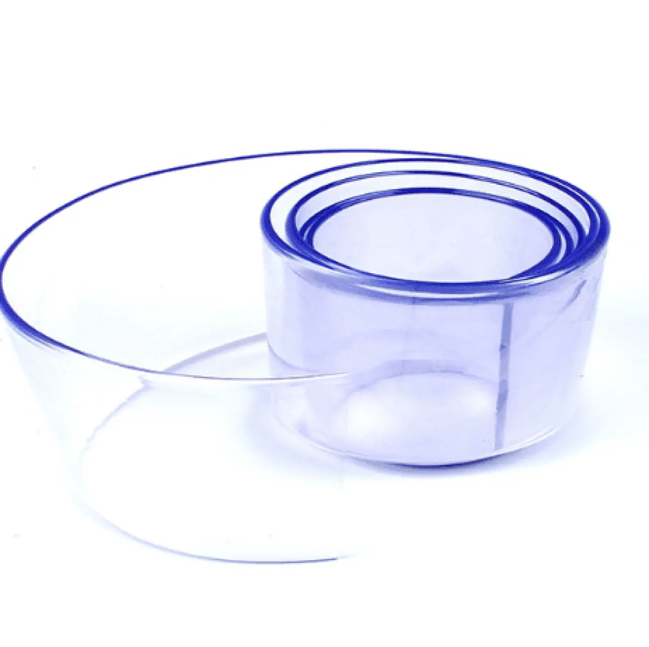 STRISCIA PVC TRASP.AZZUR.