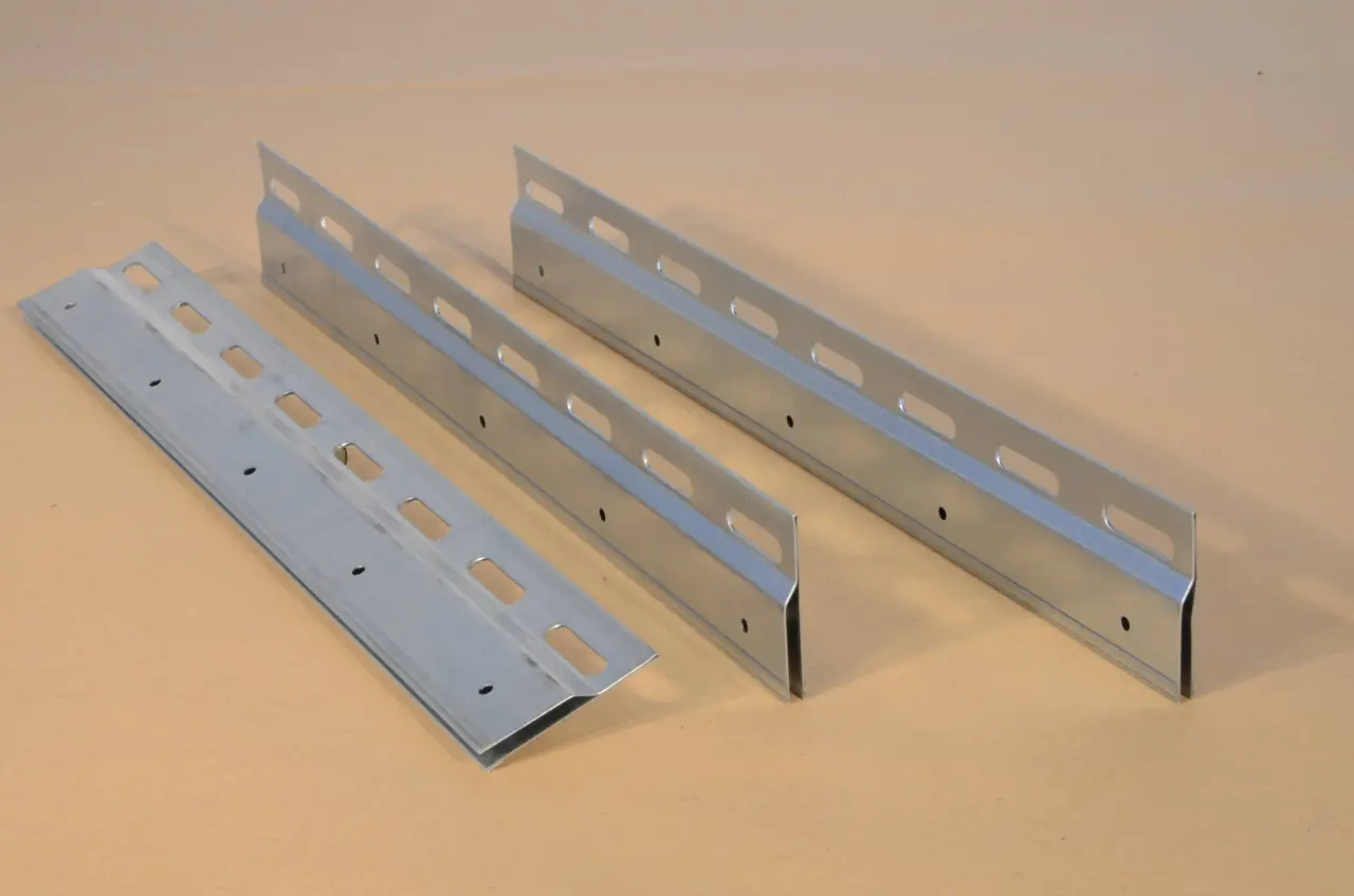 GANASCE IN FERRO L=200 X PVC TRASPARENTE